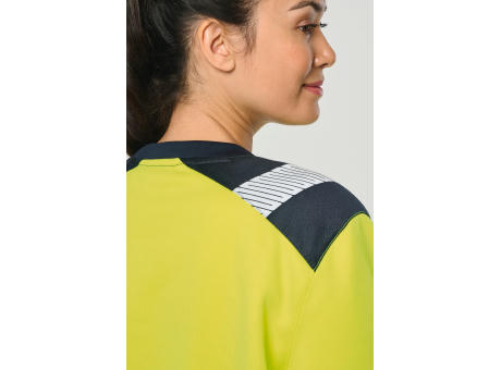 Sudadera de seguridad reciclada cuello redondo unisex