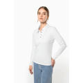 Polo jersey manga larga mujer