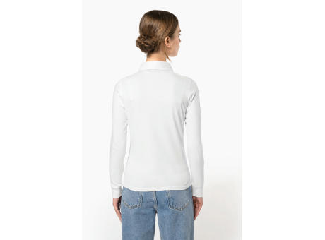 Polo jersey manga larga mujer