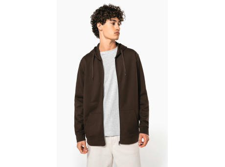 Sudadera capucha y cremallera unisex