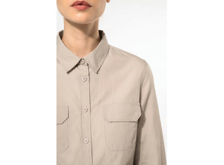 Camisa Safari manga larga mujer 