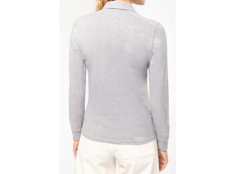Polo jersey manga larga mujer