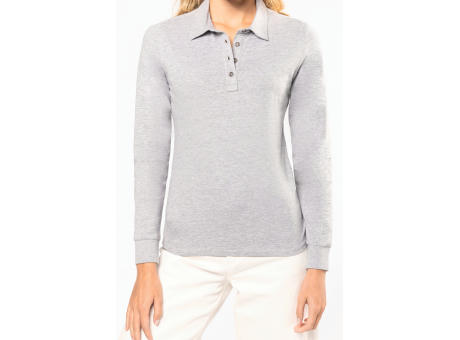 Polo jersey manga larga mujer