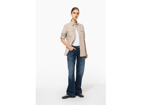 Camisa Safari manga larga mujer 