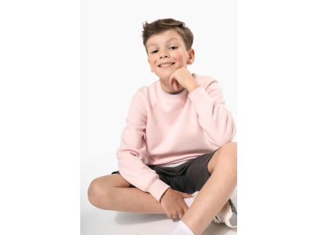 Sudadera cuello redondo ecorresponsable niños 