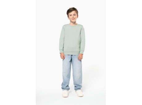 Sudadera cuello redondo ecorresponsable niños 