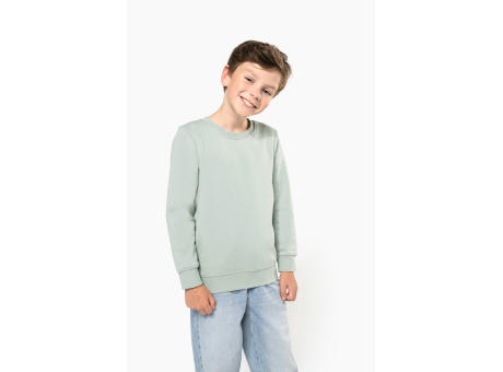 Sudadera cuello redondo ecorresponsable niños 