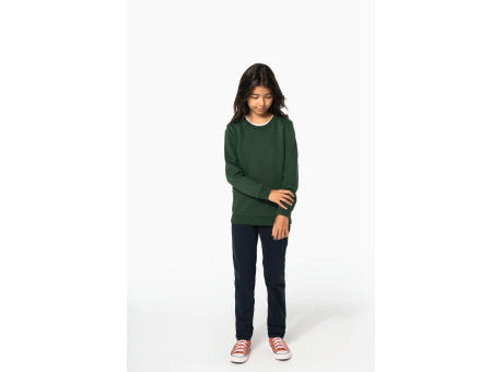 Sudadera cuello redondo ecorresponsable niños 