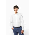 Camisa oxford de manga larga hombre