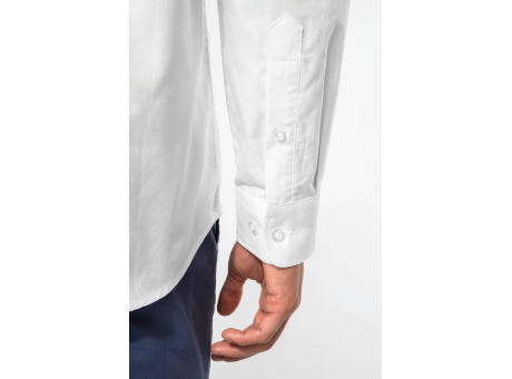 Camisa oxford de manga larga hombre