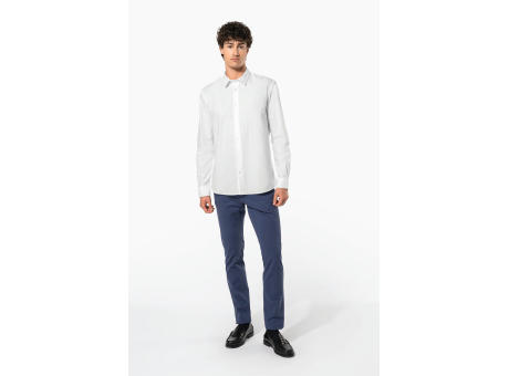 Camisa oxford de manga larga hombre