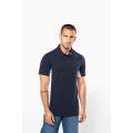 Polo de punto piqué manga corta bicolor hombre