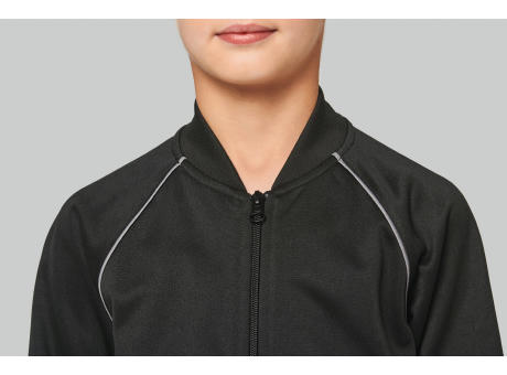 Chaqueta de CHÁNDAL con cremallera y ribete niños