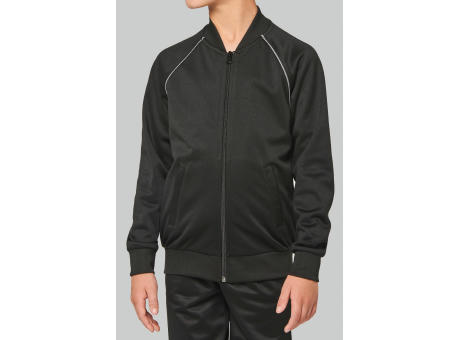 Chaqueta de CHÁNDAL con cremallera y ribete niños