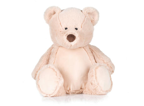 Oso de peluche con cremallera