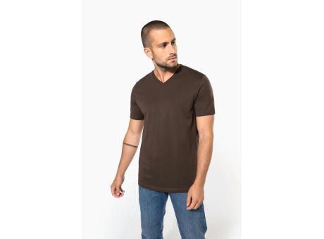 Camiseta manga corta y cuello de pico