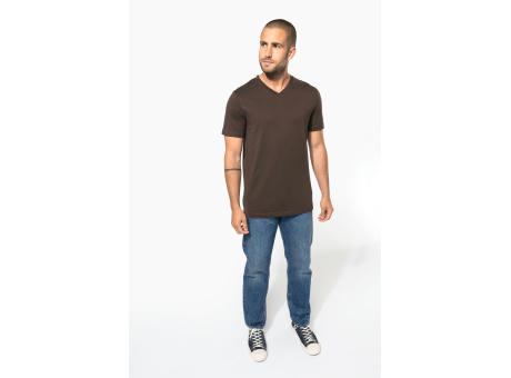 Camiseta manga corta y cuello de pico