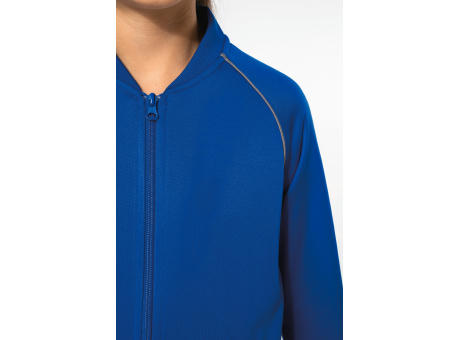 Chaqueta de CHÁNDAL con cremallera y ribete niños