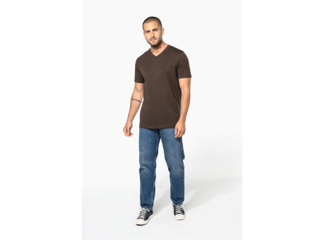 Camiseta manga corta y cuello de pico