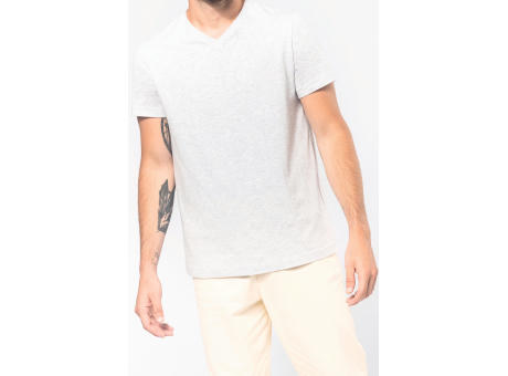 Camiseta manga corta y cuello de pico