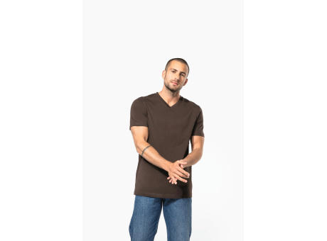Camiseta manga corta y cuello de pico