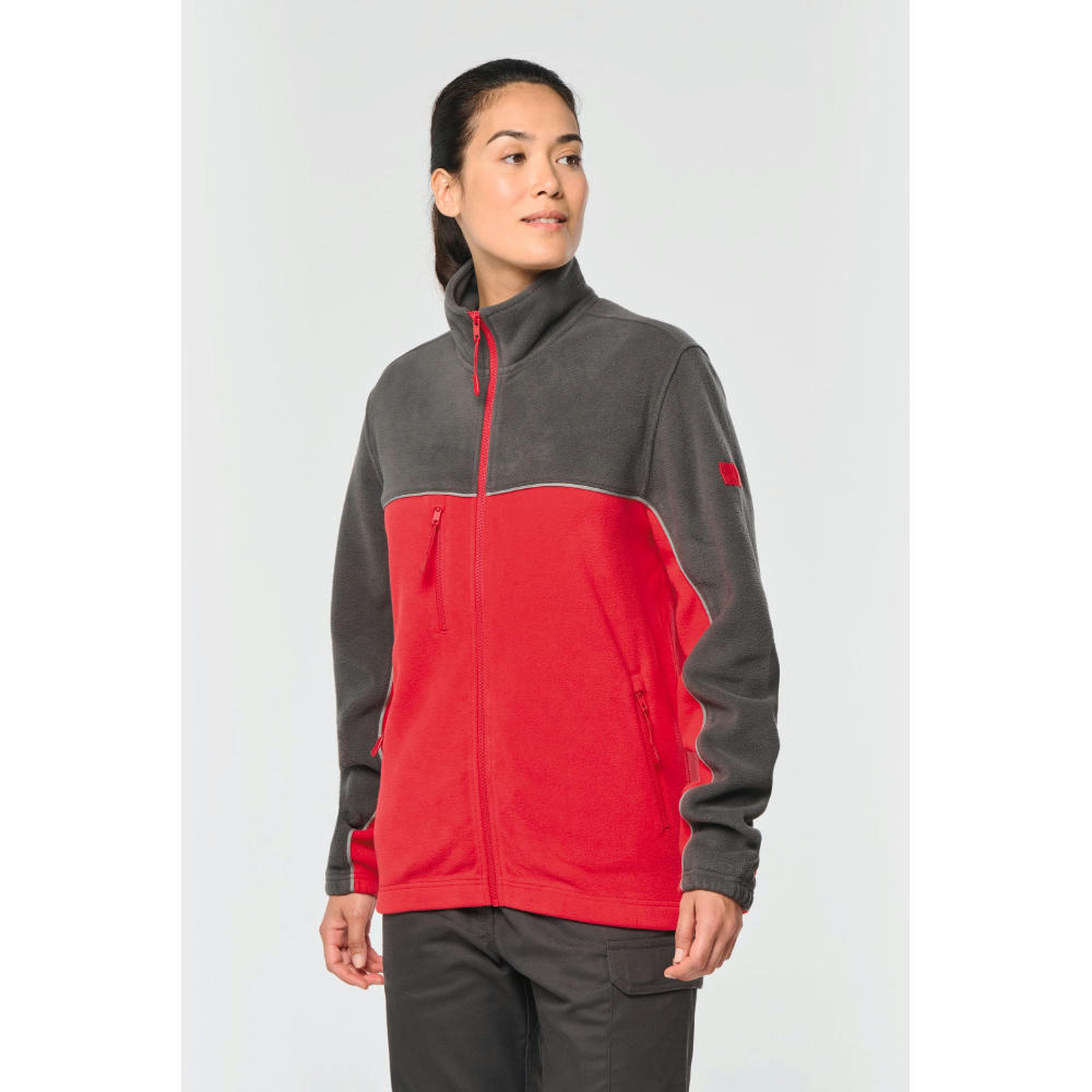 Chaqueta micropolar bicolor ecorresponsable - Unisex
