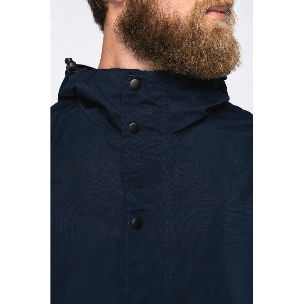 Chaqueta ecorresponsable con capucha unisex