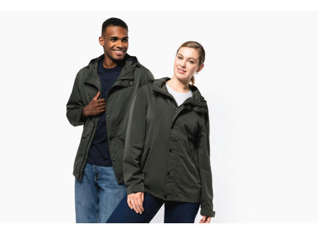 Chaqueta ecorresponsable con capucha unisex