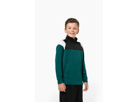 Sudadera de entrenamiento 1/4 de cremallera infantil