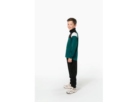 Sudadera de entrenamiento 1/4 de cremallera infantil