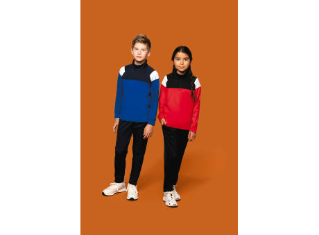 Sudadera de entrenamiento 1/4 de cremallera infantil