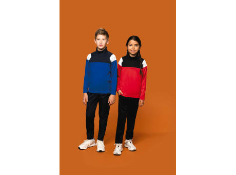 Sudadera de entrenamiento 1/4 de cremallera infantil