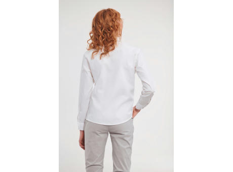 Camisa Popelina de algodón puro manga larga mujer