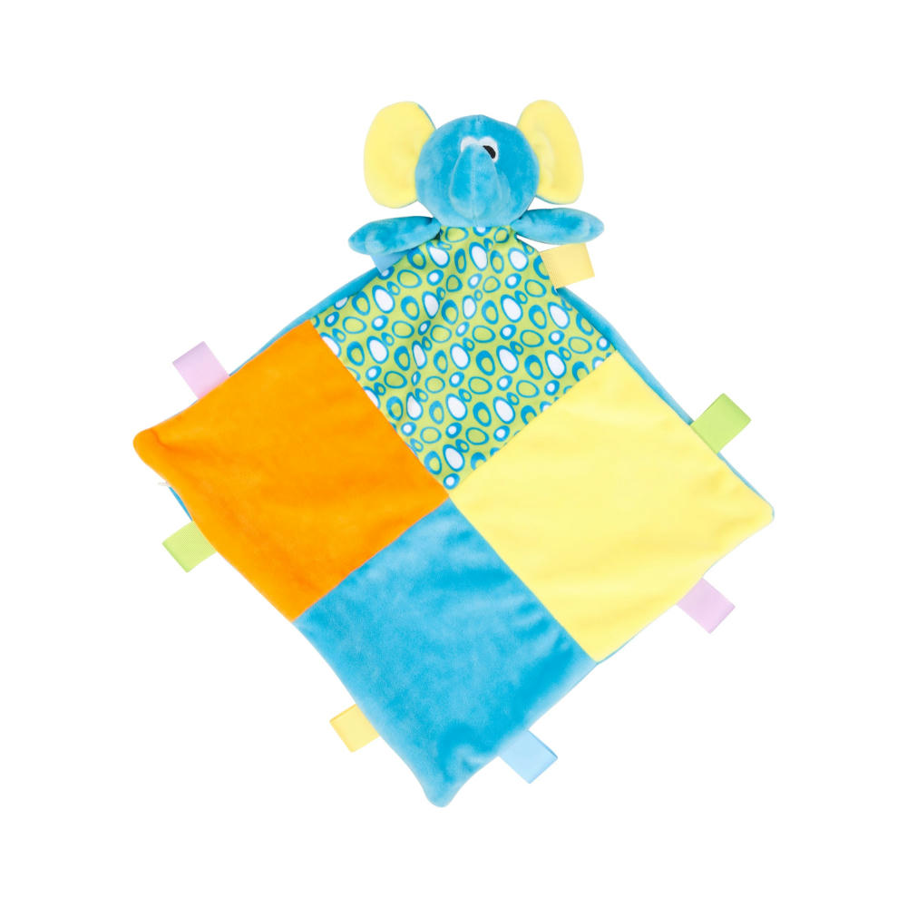 Manta multicolor elefante