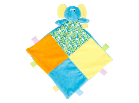 Manta multicolor elefante