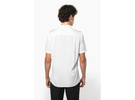 Camisa piloto manga corta hombre