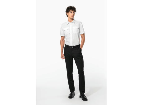 Camisa piloto manga corta hombre