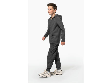 Chaqueta cremallera y capucha infantil