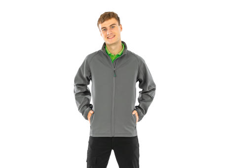 Chaqueta softshell material reciclado hombre