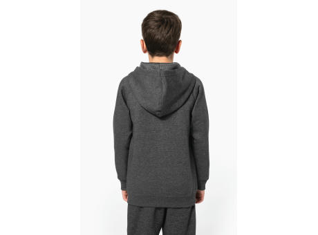 Chaqueta cremallera y capucha infantil