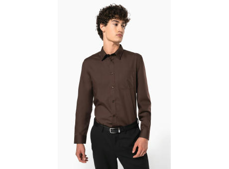 Camisa popelina de polialgodón de fácil cuidado hombre
