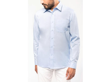 Camisa popelina de polialgodón de fácil cuidado hombre