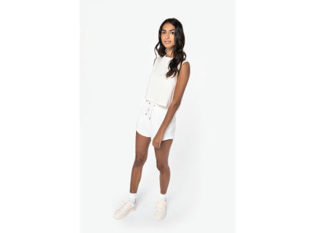 Camiseta crop ecorresponsable sin mangas mujer