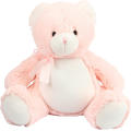 Oso de peluche con cremallera