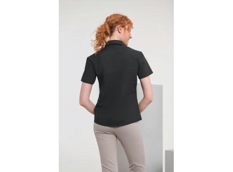 Camisa Popelina de polialgodón manga corta mujer