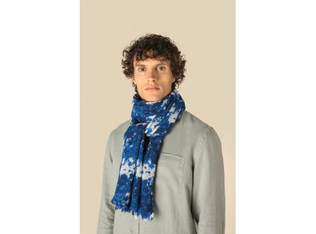 Fular con estampado floral unisex