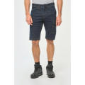 Bermuda denim multibolsillos hombre
