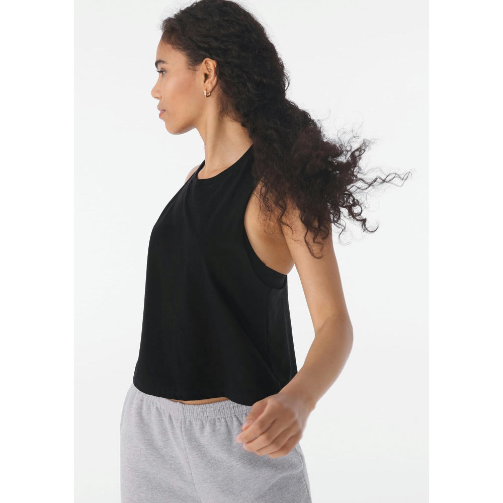 Camiseta sin mangas crop