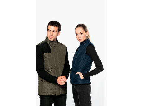 Chaleco acolchado rombos hombre