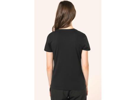 Camiseta Supima® cuello de pico manga corta mujer